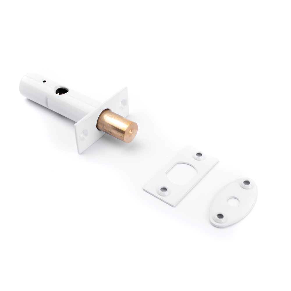 Mortice Rack Bolt 28mm Backset - White